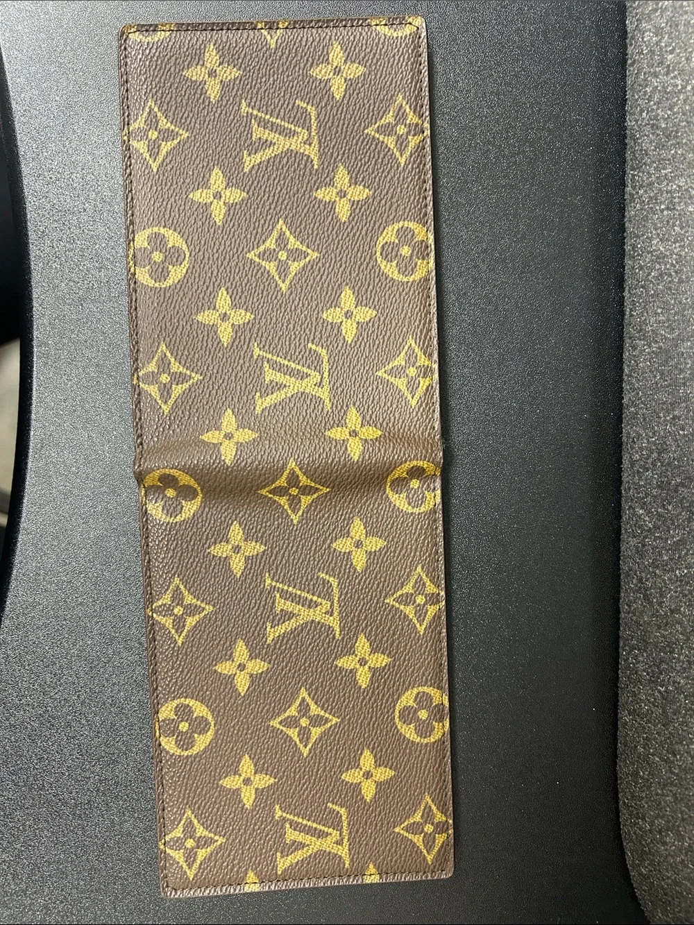 Louis Vuitton Brown Leather Card & Key Holder